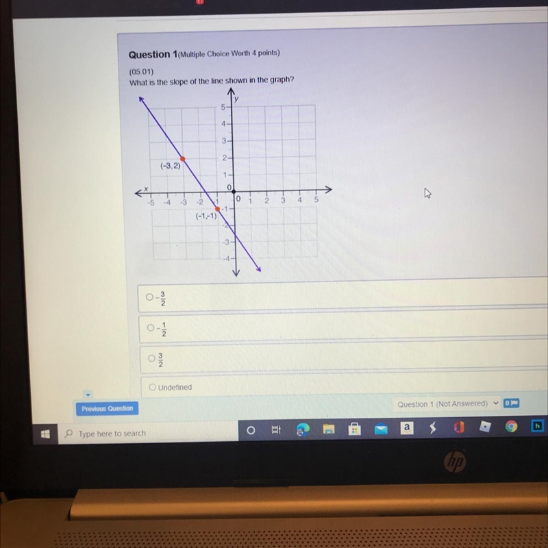 PLEASE HELP!! ✨ What is the slope of the line shown in the graph?-example-1