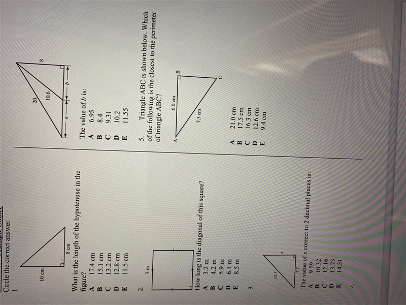 Can someone help me complete this worksheet please and thank you it’s all multiple-example-1