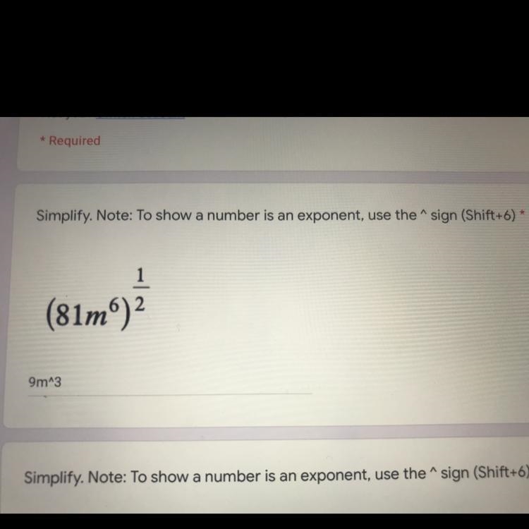 (81m^6) 1/2 (Shift +6)-example-1