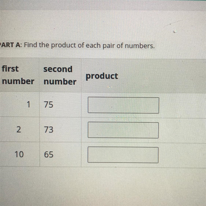 Find a pair of numbers that have a sum of 75 and will produce the largest product-example-1