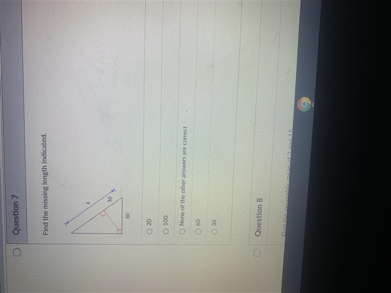 Find the Missing length indicated-example-1