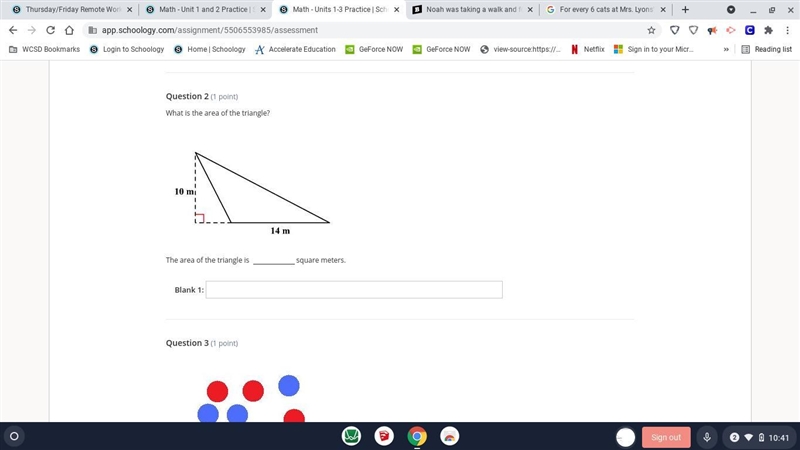 WHat is the area of the traingle-example-1