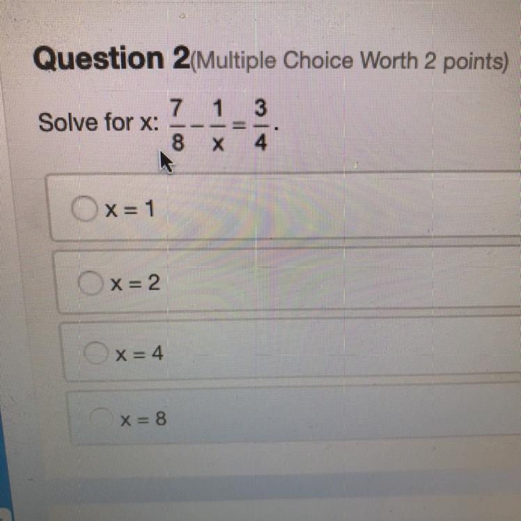 How do I solve for X?-example-1