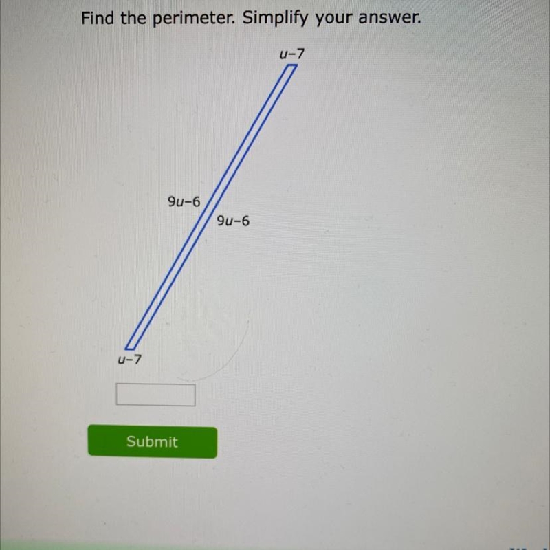 Find the perimeter. Simplify your answer.-example-1