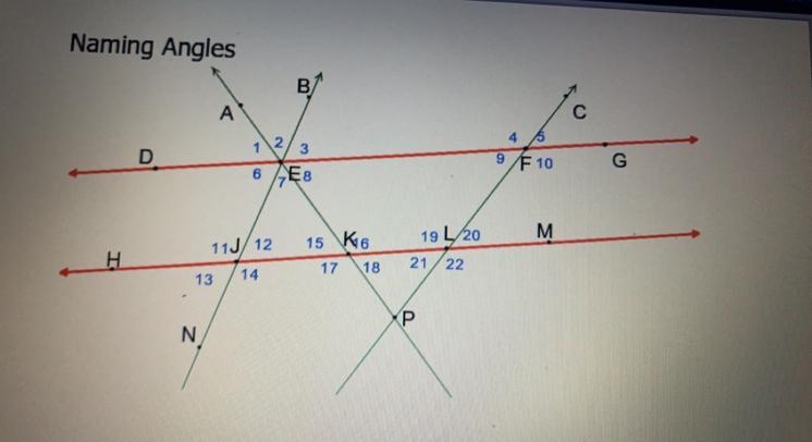 Help please!! angle 1 + angle 2 = ? angle 7 + angle 8 = ? angle 1 + angle 6 = ?-example-1