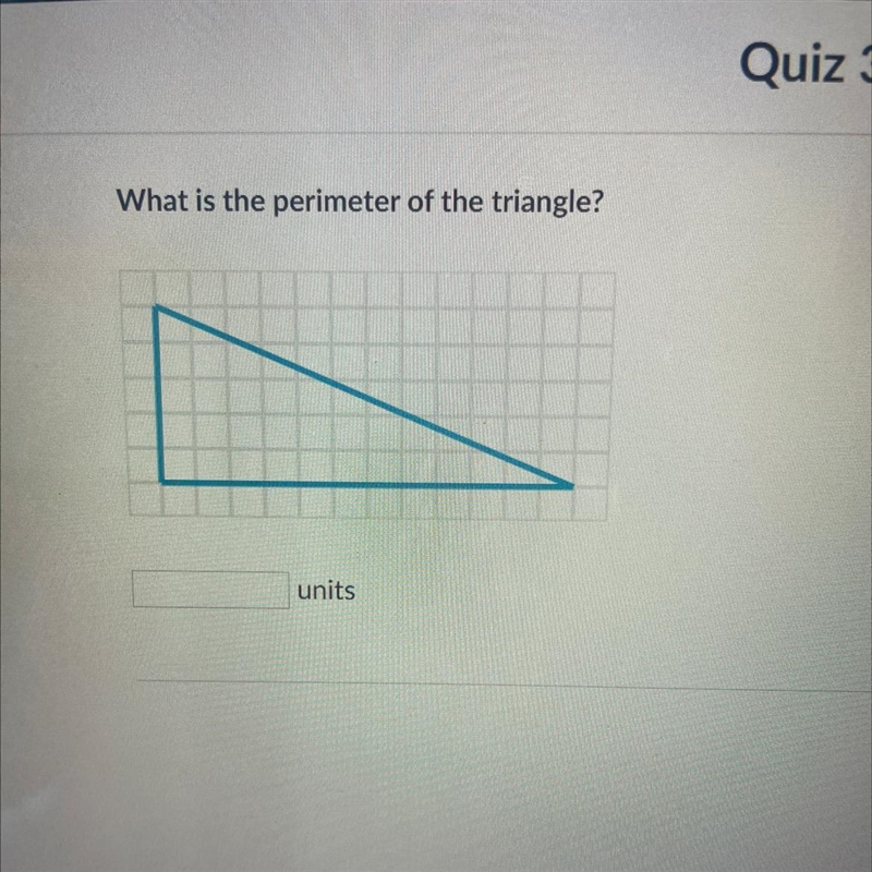 What is the perimeter of the triangle? units-example-1