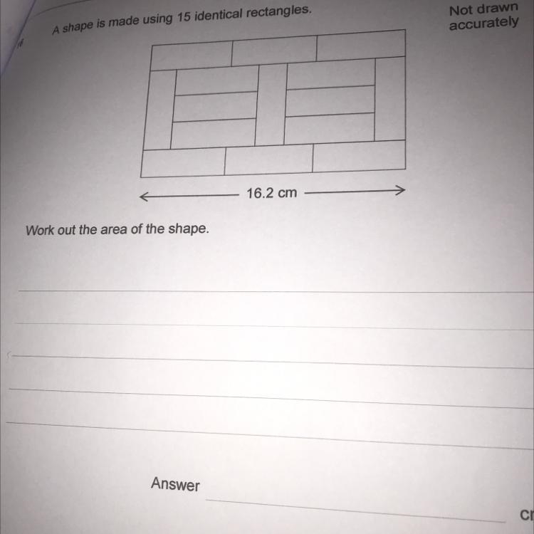 Work out the Area of the shape-example-1