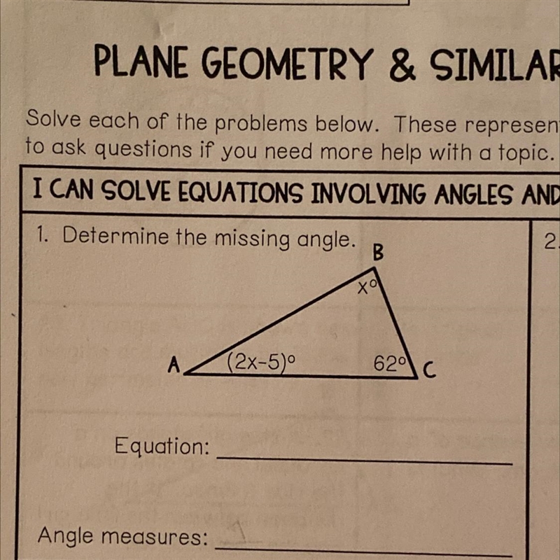 Determine the missing angle-example-1