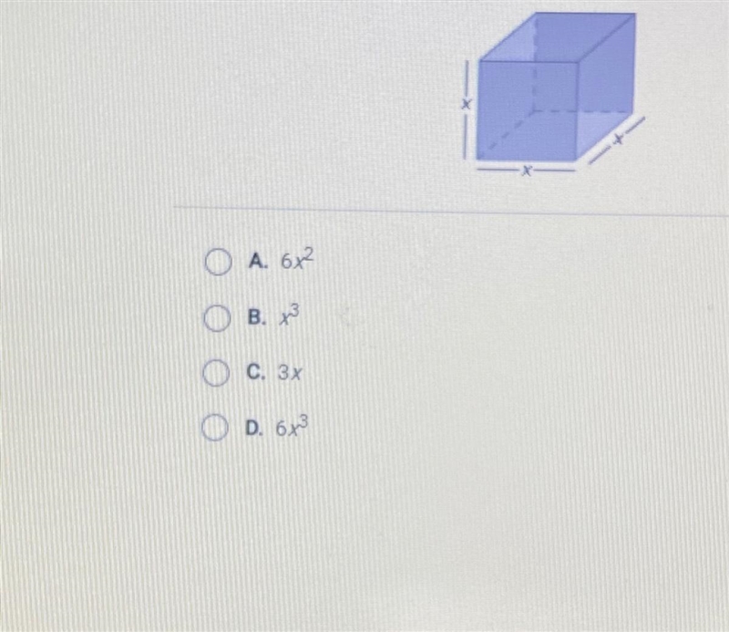 What is the volume of the cube below?-example-1