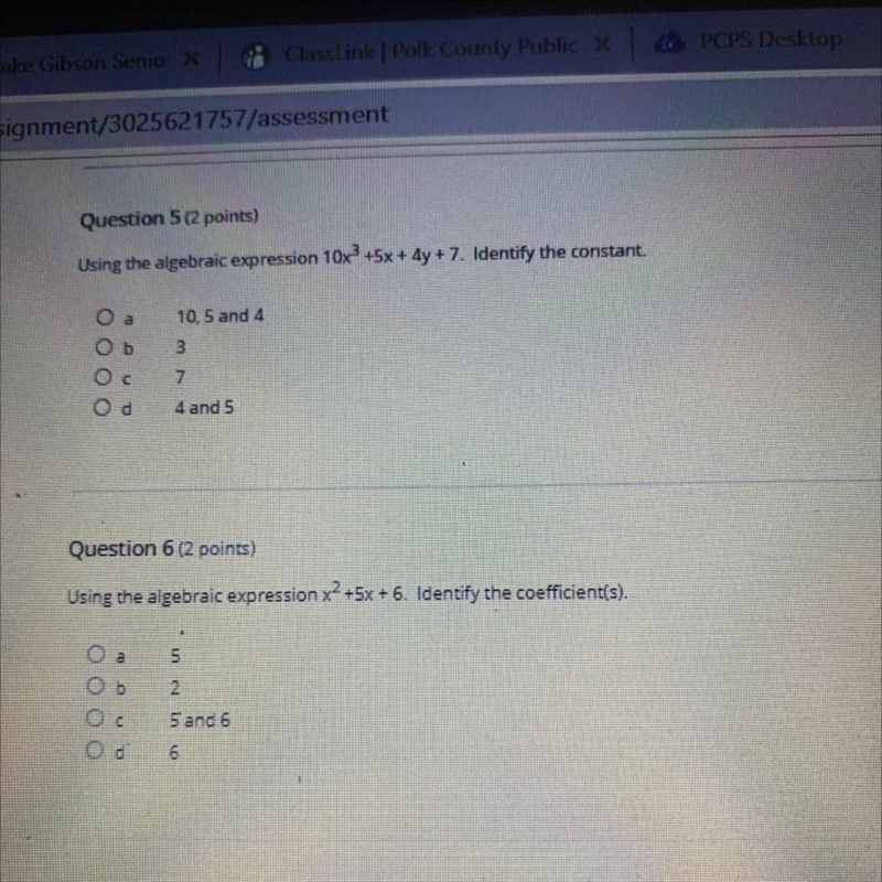 5 and 6 you get 50 points-example-1