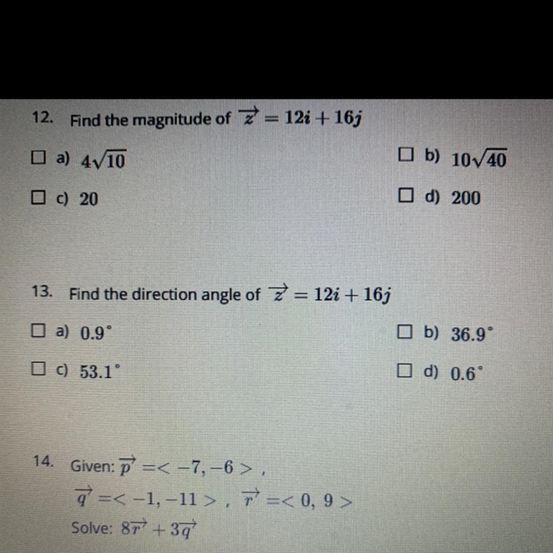 Can someone help me with 12. and 13.-example-1