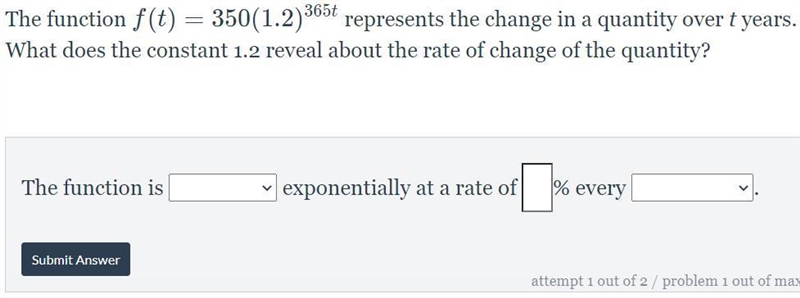 No Links or I will report you Algebra 1 help 2 questions Interpret Exponential Function-example-2