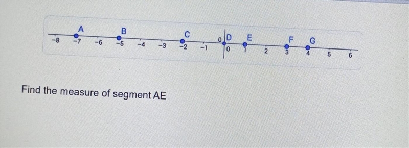 Find the measure of segment AE. ​-example-1