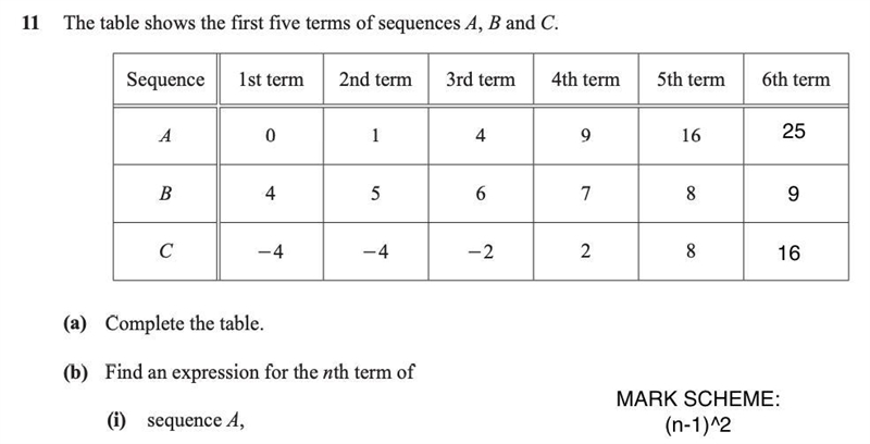 Someone please explain this question PART "b) i" ONLY!!!-example-1