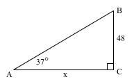 Solve for the length of x-example-1