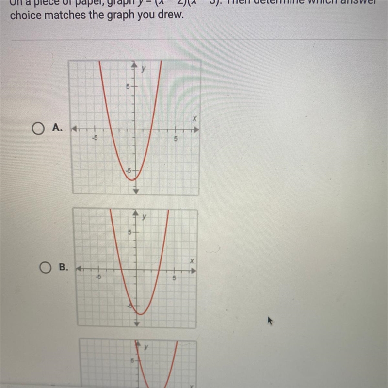 On a piece of paper, graph y= see pic-example-1