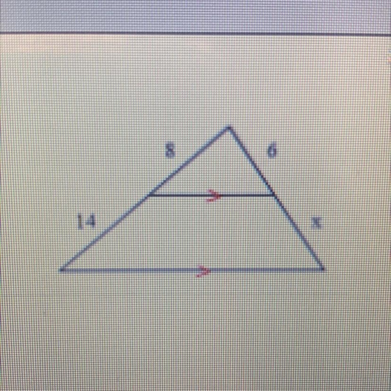 Use the following diagram, Solve for x-example-1