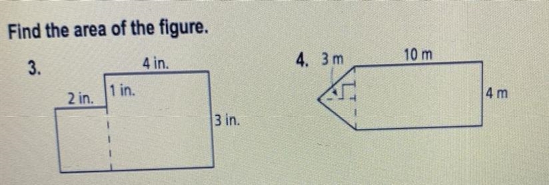 Find the area of the figure-example-1