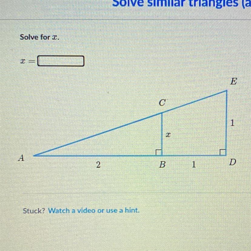 Solve for x X= ? PLEAS HELP WITH THIS QUESTION ASAP-example-1