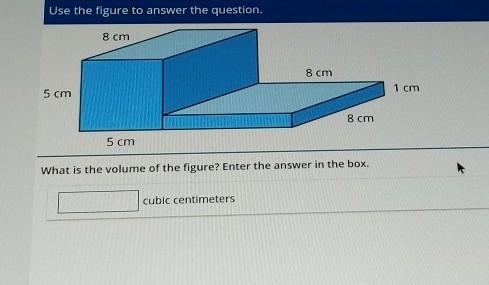 What is the volume of the figure? please help fassttt​-example-1