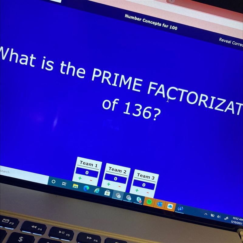 Help me - prime factorization of 136-example-1