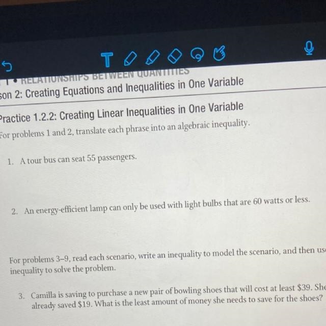 I need help with number one and two-example-1