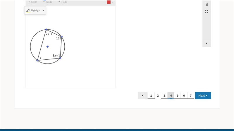 Solve for x and y. show work-example-1