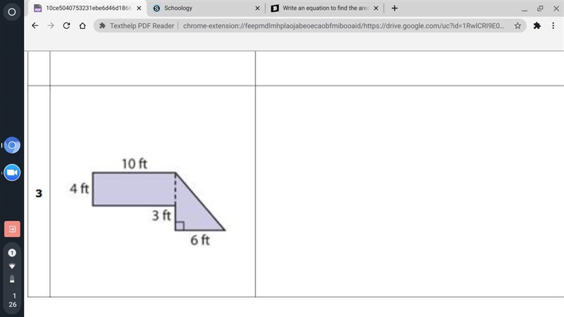 Answer choices 192m to the 2nd power, 25m to the 2nd power 177 ft to the 2nd power-example-1