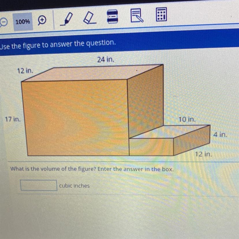 What is the volume of this figure-example-1