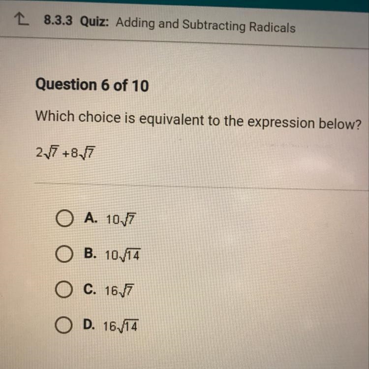 Which choice is equivalent to the expression below?-example-1