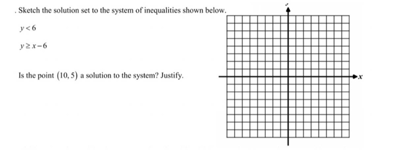 PLEASE SOMEONE HELP ME WITH THIS PLEASE sketch the solution set to the system of the-example-1