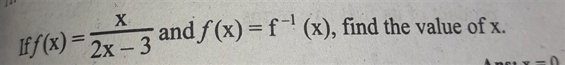 F(x) = 2x - 3 and f(x) = f'(x), find the value of x.​-example-1