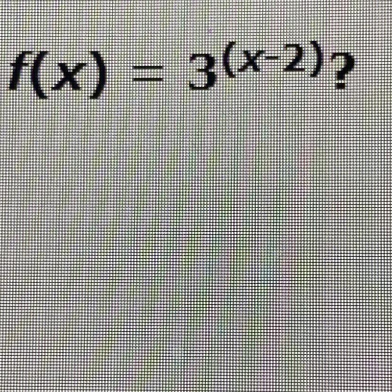 3x translate when the function is changed to f(x) = 3(x-2)? How will the graph of-example-1