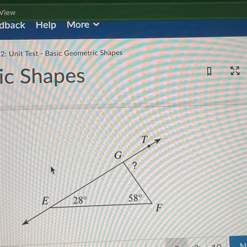 What is the measure of the indicated angle ?-example-1