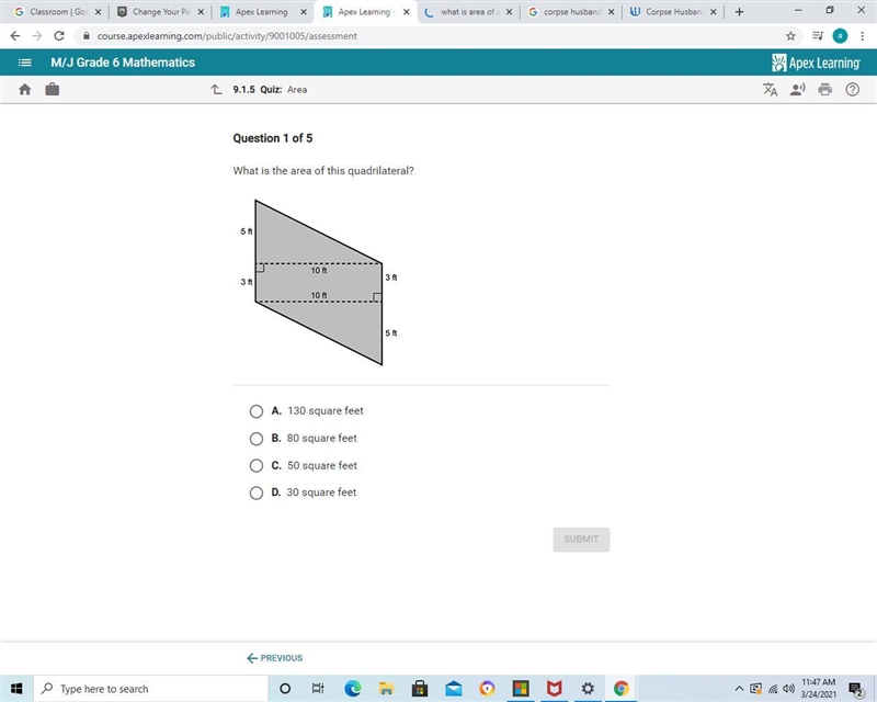 What is the area of this quadrilateral-example-1