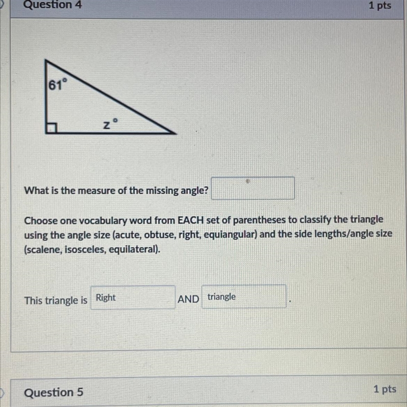 What is the measure of the missing angle-example-1