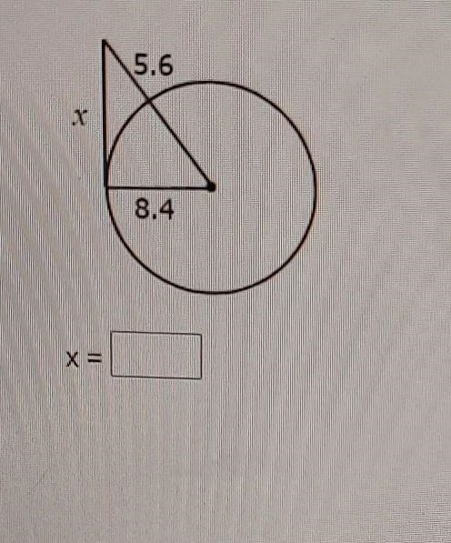 Find the value or measure below. Assume that lines that appear tangent to be tangent-example-1