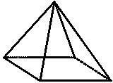 A square pyramid is sliced in half, parallel to the base. Which of the following statements-example-1