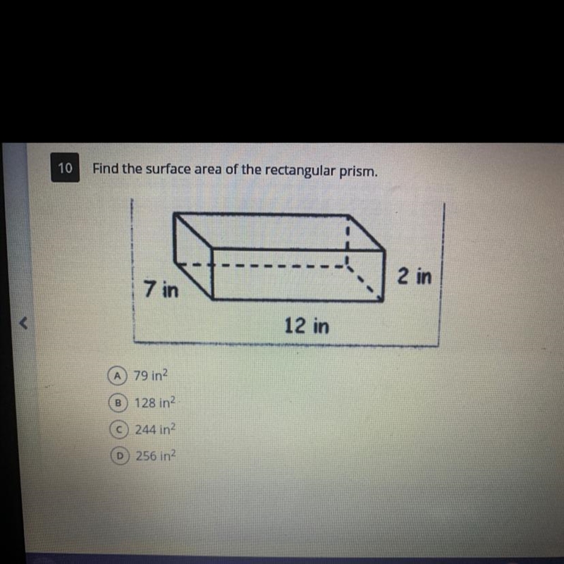 Find the surface area of the rectangular prism.-example-1