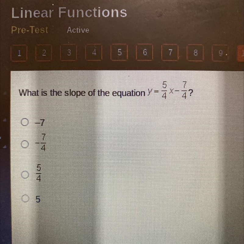 What is the slope of the equation?-example-1