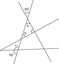 (please do step by step so I can understand) What are the measures of Angles a, b-example-1