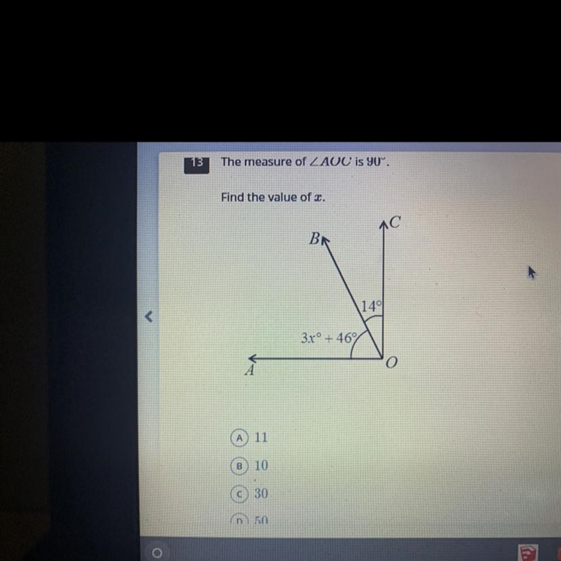 Find the value of x-example-1