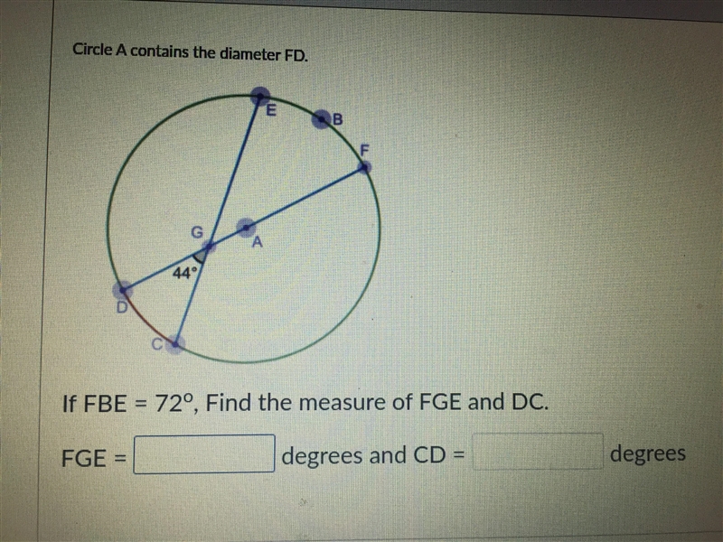 If FBE=72 what is fge and cd?-example-1