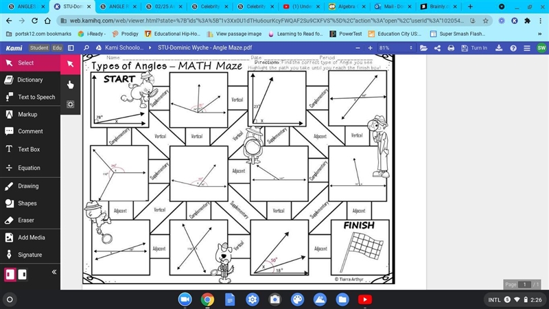 I don´t like math can I get some help with this math maze.-example-1