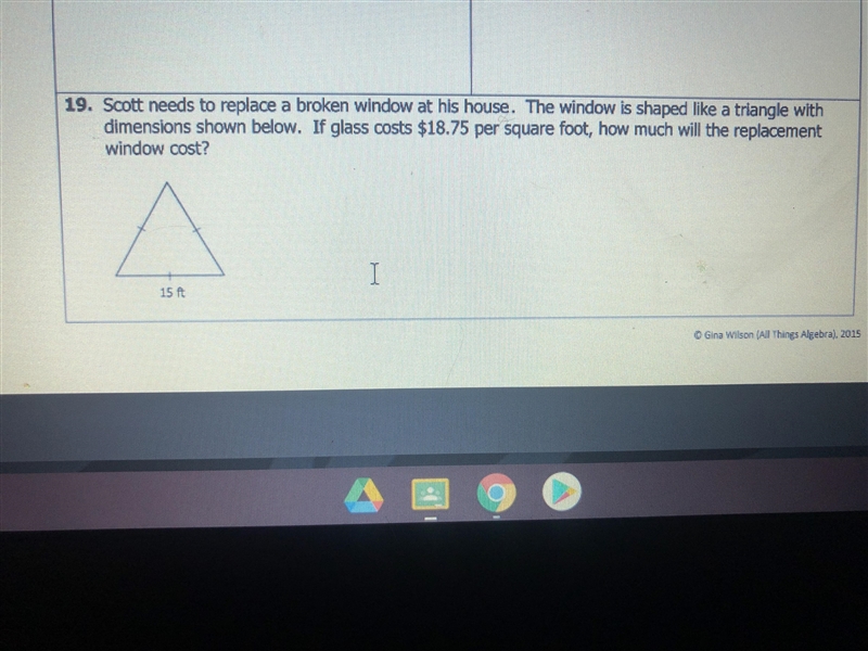 PLEASE HELP!!! formula for perimeter is: P=1/2 b•h-example-1