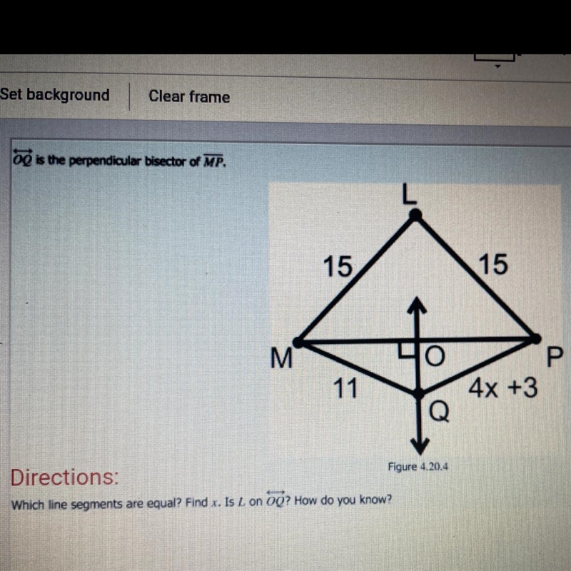 Which line segments are equal? How do you know?-example-1