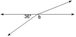 Find the measure of ∠B of an angle with 36 as one angle-example-1