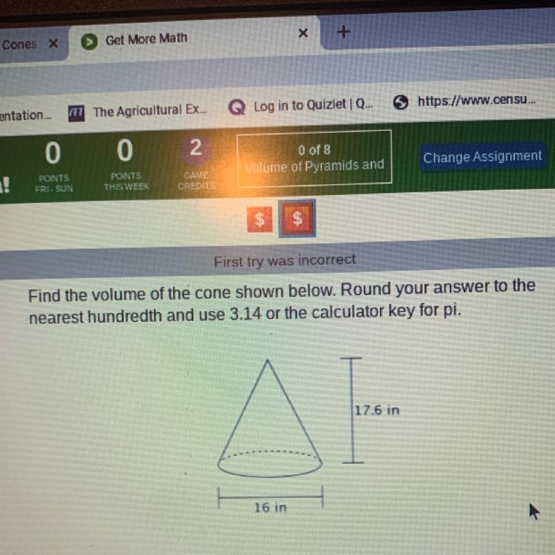 Please help out with this geometry homework I was assigned. And what formula do I-example-1