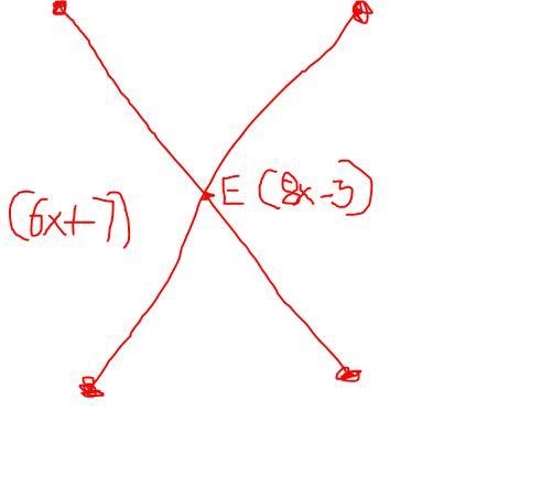 Solve for x and find the measure of angle AED and angle AEC (not drawn to scale)-example-1