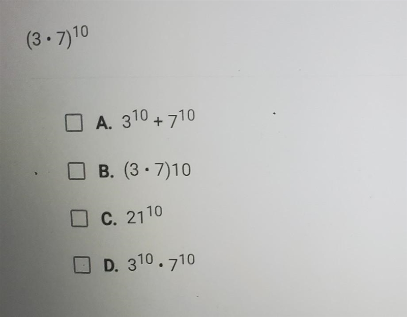 Which exponential expression is equivalent to one below?​-example-1